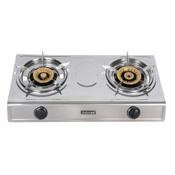 2 Burner 100-120 Stainless Steel Gas Cooker